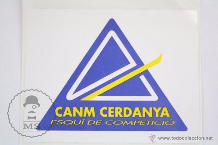 Pegatinas de colecci&oacute;n: Pegatina / Adhesivo - Canm Cerdanya. Esqu&iacute; de Competici&oacute; - Medidas 13 x 10 Cm
