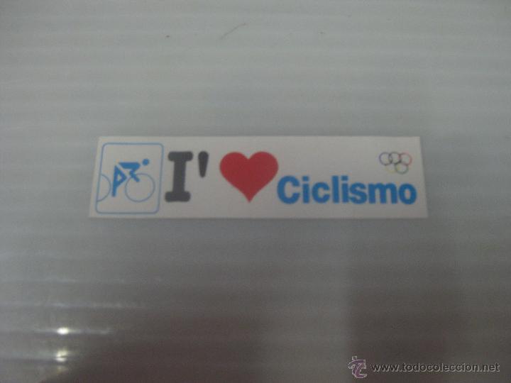 Pegatinas de colecci&oacute;n: i love CICLISMO