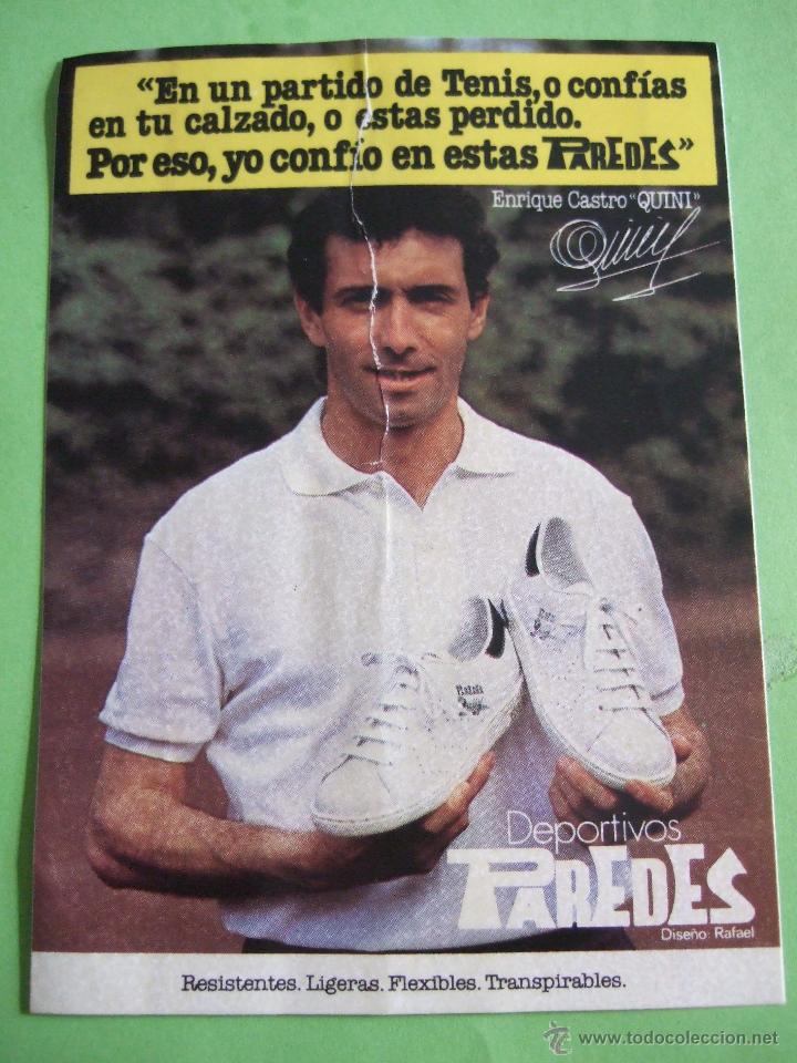 Pegatinas de colecci&oacute;n: PEGATINA - DEPORTIVOS PAREDES - ENRIQUE CASTRO QUINI -