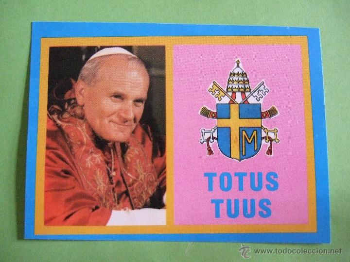 Pegatinas de colecci&oacute;n: PEGATINA - TOTUS TUUS - JUAN PABLO II -