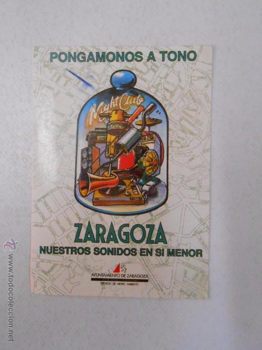 Pegatinas de colecci&oacute;n: PEGATINA PONGAMOS A TONO ZARAGOZA. NUESTROS SONIDOS EN SI MENOR. TDKP5