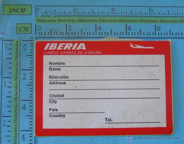 Pegatinas de colecci&oacute;n: PEGATINA DE AVIONES AEROL&Iacute;NEAS. A&Ntilde;OS 70 80. AEROL&Iacute;NEA IBERIA