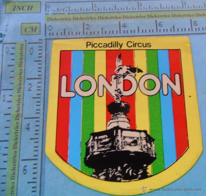 Adesivi di collezione: PEGATINA. A&Ntilde;OS 70 80. TURISMO. LONDRES PICCADILLY CIRCUS