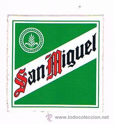 Pegatinas de colecci&oacute;n: PEGATINA ANTIGUA CERVEZA SAN MIGUEL