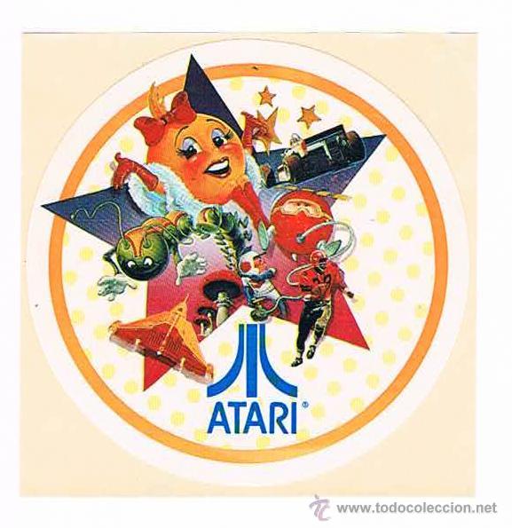 Pegatinas de colecci&oacute;n: PEGATINA ANTIGUA ATARI ***- - Foto 1