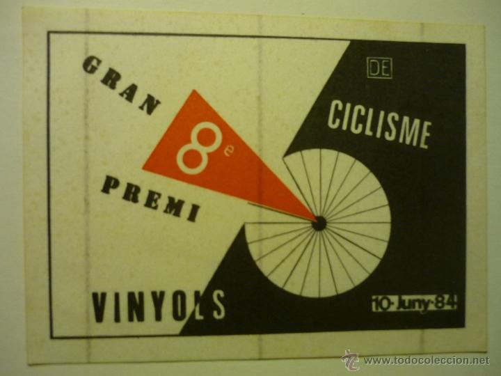 Pegatinas de colecci&oacute;n: PEGATINA DEPORTIVA GRAN PREMIO CICLISMO VINYOLS 1984