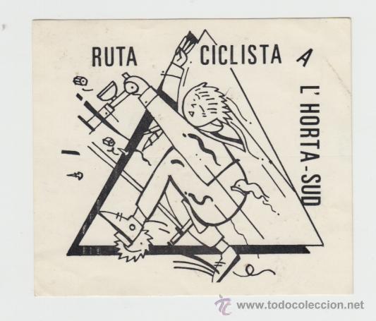 Pegatinas de colecci&oacute;n: Pegatina ciclismo Horta Sud Valencia