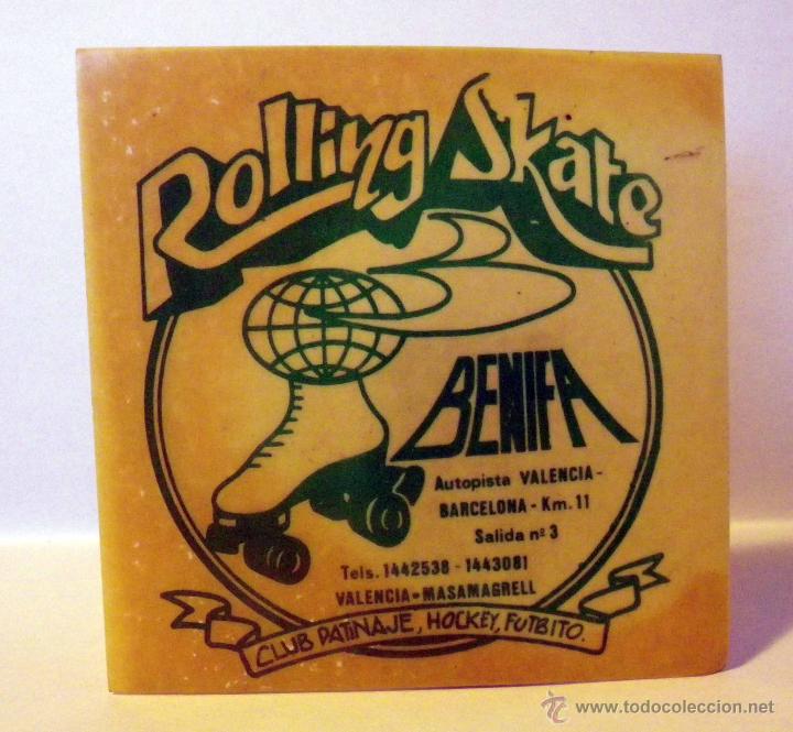 Pegatinas de colecci&oacute;n: ANTIGUA PEGATINA, SKATE, ROLLING SKATE, CLUB DE PATINAJE, MASAMAGRELL