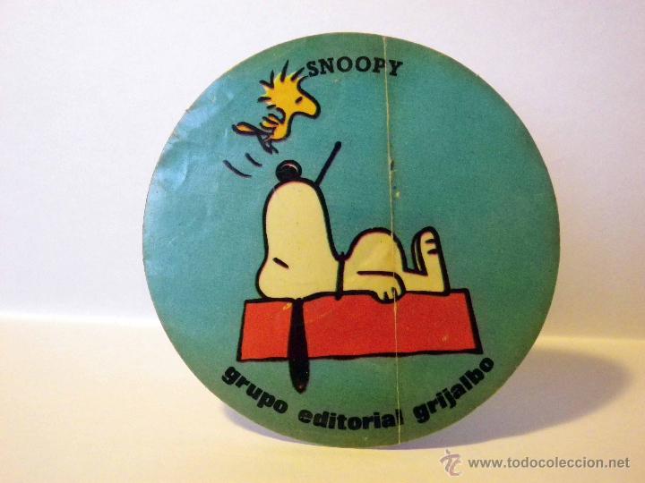 Pegatinas de colecci&oacute;n: ANTIGUA PEGATINA, GRUPO EDITORIAL GRIJALBO, SNOOPY