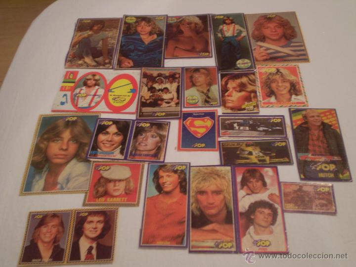 Pegatinas de colecci&oacute;n: CONJUNTO DE 22 PEGATINAS REVISTA SUPER POP A&Ntilde;OS 80