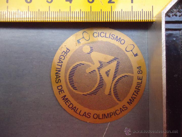 Pegatinas de colecci&oacute;n: antigua pegatina - ofertas por lotes - marca publicitaria  ciclismo  medallas olimpicas matariles 84