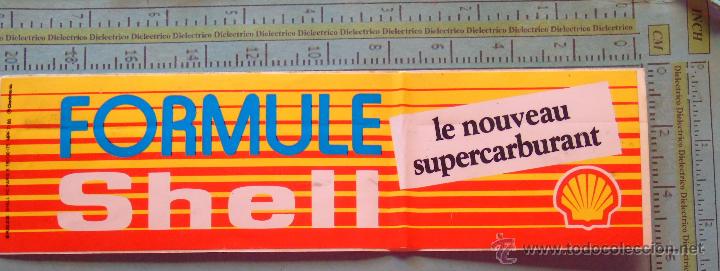 Autocollants de collection: PEGATINA DE COCHES MOTOS. FORMULA SHELL FRANCIA