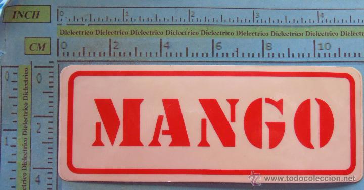 Autocollants de collection: PEGATINA DE MARCAS DE ROPA. MANGO