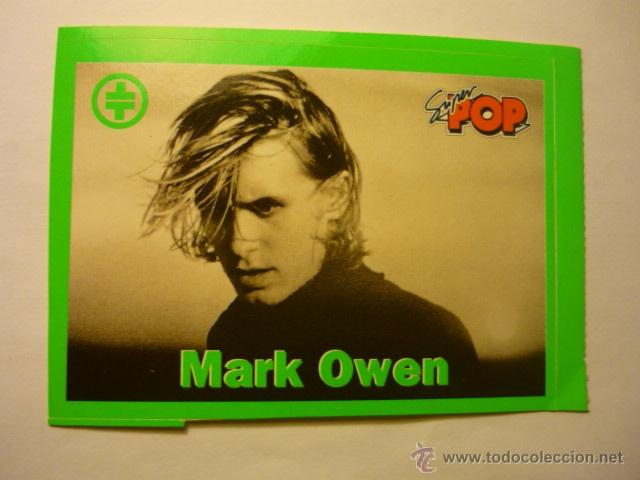 Pegatinas de colecci&oacute;n: PEGATINA MARK OWEN--SUPER POP - Foto 1
