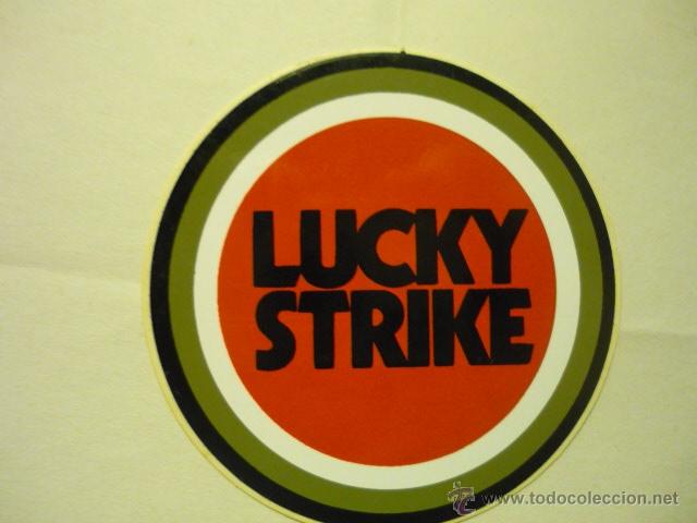 Pegatinas de colecci&oacute;n: PEGATINA TABACOS  --LUCKY STRIKE - Foto 1