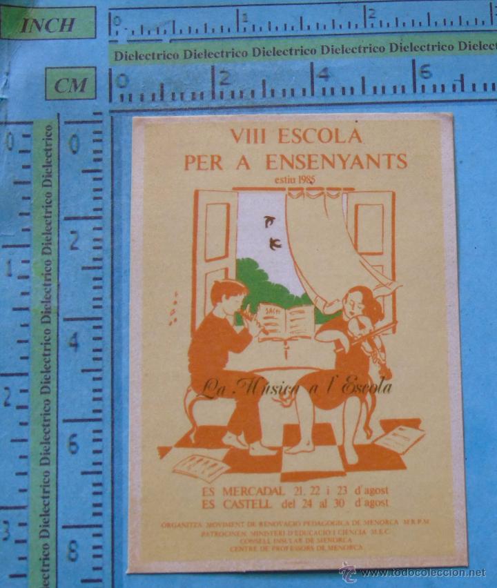 Adesivi di collezione: PEGATINA POL&Iacute;TICA SINDICAL REIVINDICATIVA. CATALU&Ntilde;A BALEARES VALENCIA. MENORCA M&Uacute;SICA EN LA ESCUELA