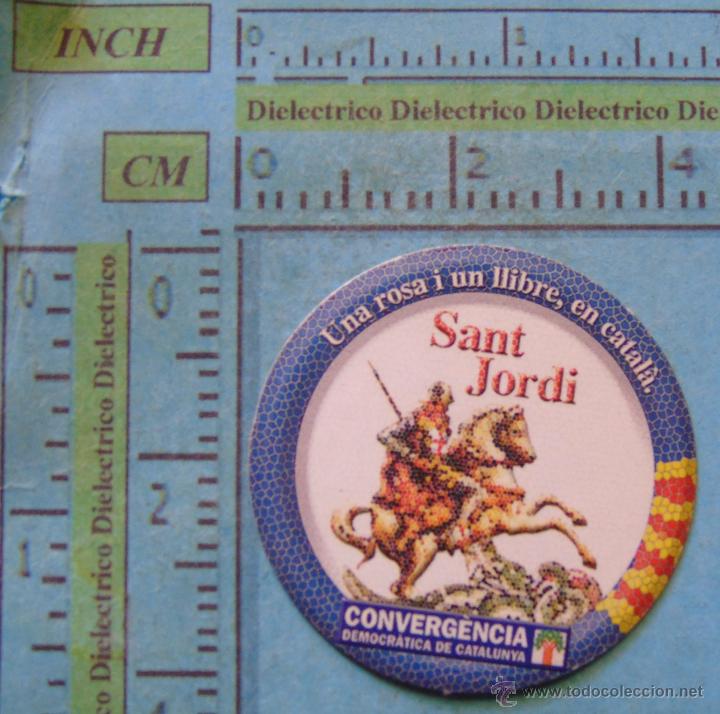 Autocolantes de cole&ccedil;&atilde;o: PEGATINA POL&Iacute;TICA SINDICAL REIVINDICATIVA. CATALU&Ntilde;A BALEARES VALENCIA. SANT JORDI CONVERGENCIA DEMOC