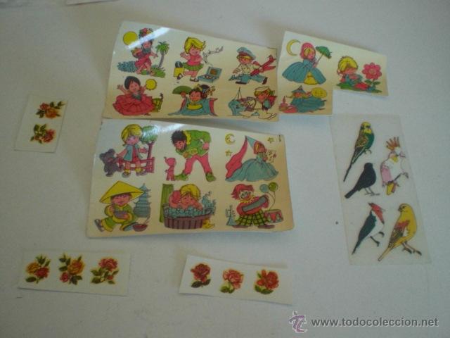 Pegatinas de colecci&oacute;n: LOTE DE CALCOMANIAS DE LOS A&Ntilde;OS 70