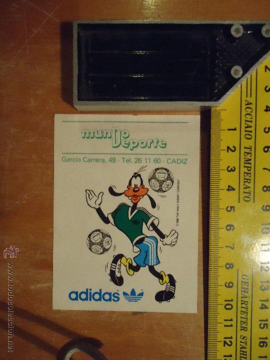 Pegatinas de colecci&oacute;n: ANTIGUA PEGATINA 1986 WALT DISNEY COMPANY . ADIDAS MUNDO DEPORTE CADIZ