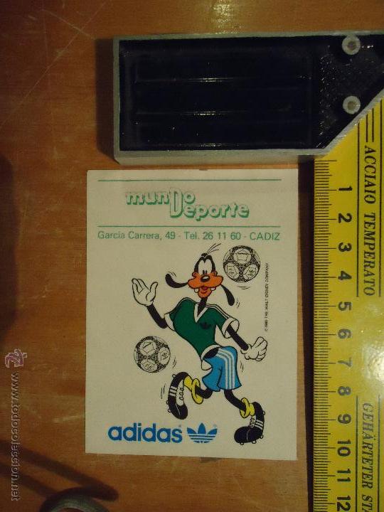 Pegatinas de colecci&oacute;n: ANTIGUA PEGATINA 1986 WALT DISNEY COMPANY . ADIDAS MUNDO DEPORTE CADIZ