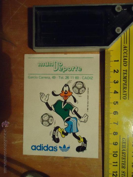 Pegatinas de colecci&oacute;n: ANTIGUA PEGATINA WALT DISNEY MARCA ADIDAS