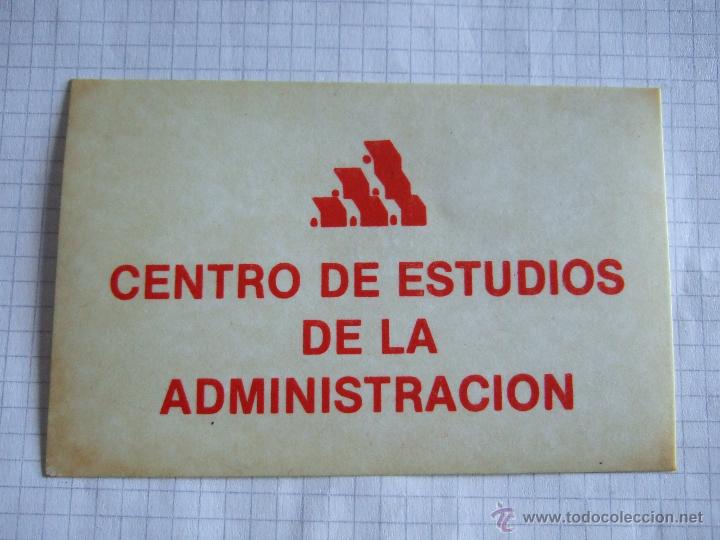 Pegatinas de colecci&oacute;n: PEGATINA - CENTRO DE ESTUDIOS DE LA ADMINISTRACION