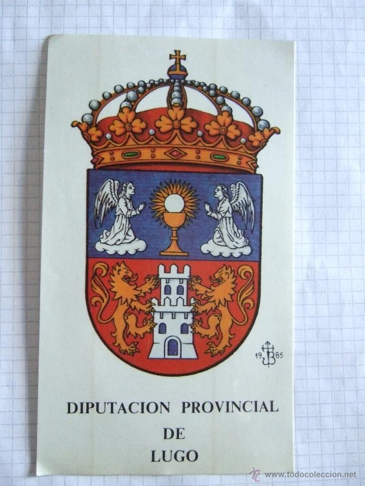 Pegatinas de colecci&oacute;n: PEGATINA - ESCUDO - DIPUTACION PROVINCIAL DE LUGO