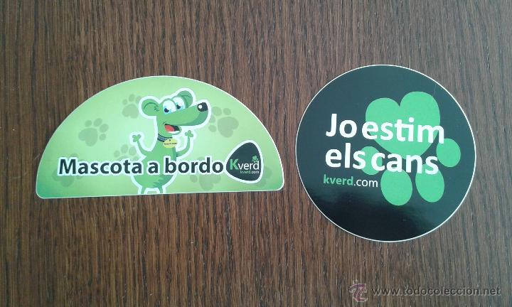 Pegatinas de colecci&oacute;n: lote de 2 pegatinas de kverd - Foto 1