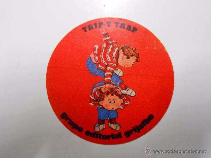 Autocolantes de cole&ccedil;&atilde;o: PEGATINA. TRIP Y TRAP. GRUPO EDITORIAL GRIJALBO. TDKP6