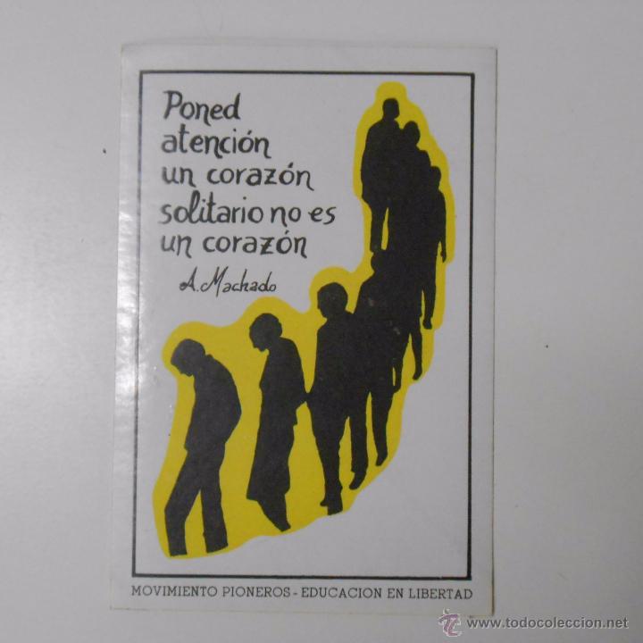 Collection stickers: PEGATINA MOVIMIENTO PIONEROS EDUCACION EN LIBERTAD. TDKP6