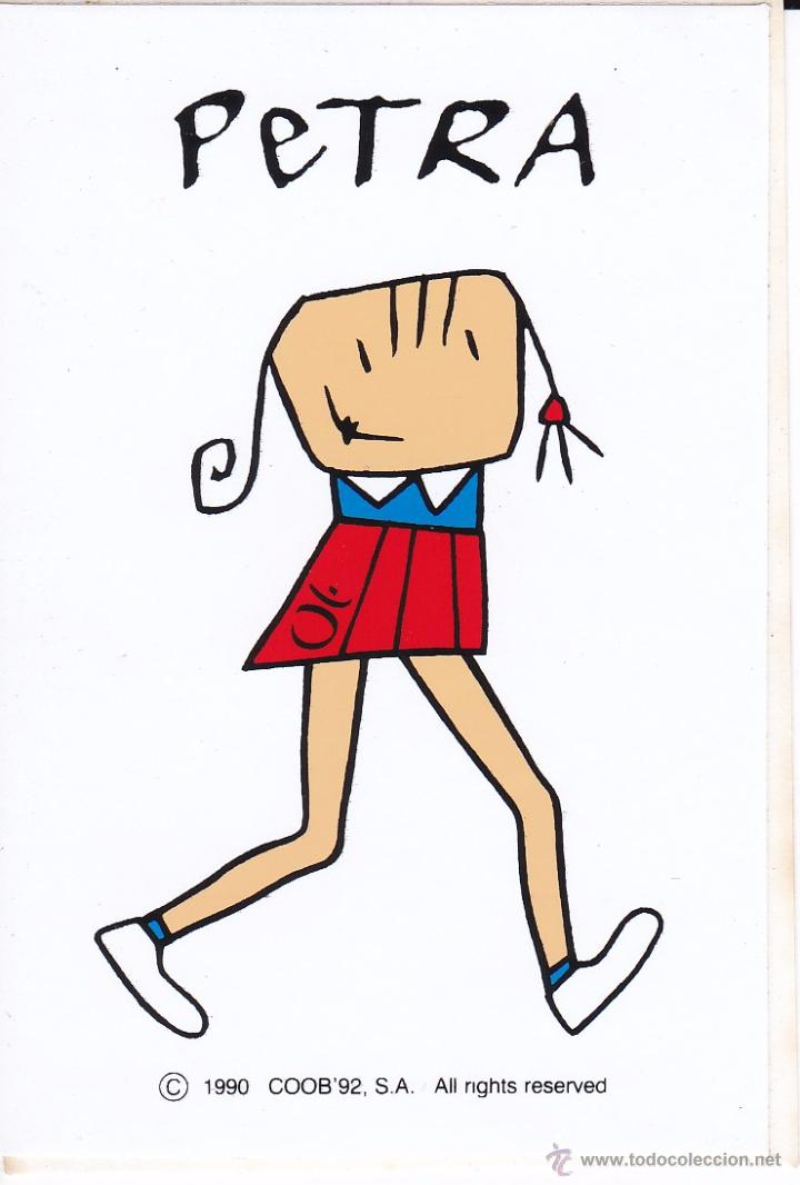 Pegatinas de colecci&oacute;n: PEGATINA DE PETRA - PARALIMPICOS (ADHESIVO) OLIMPIADA BARCELONA'92 - OLIMPIC GAMES