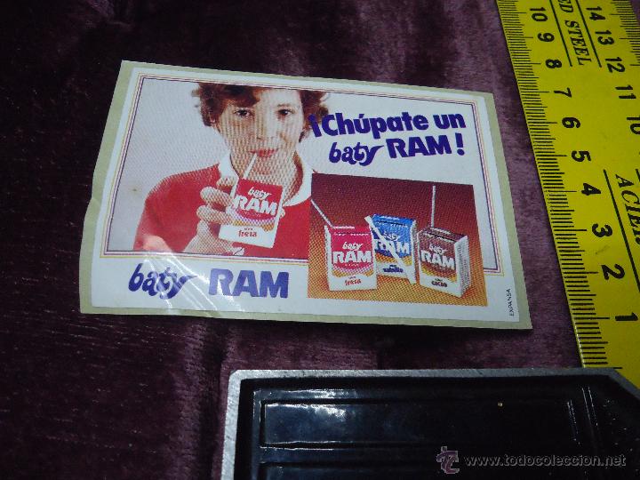 Pegatinas de colecci&oacute;n: ANTIGUA PEGATINA - batidos ram - Foto 1