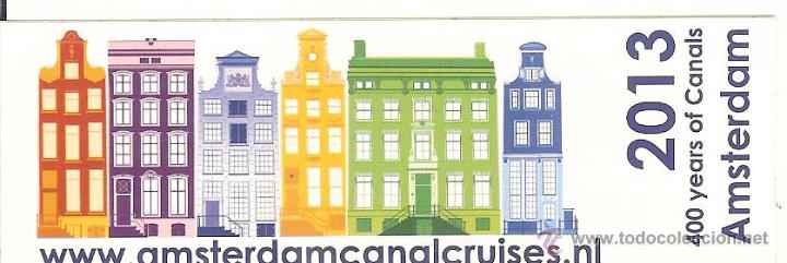 Pegatinas de colecci&oacute;n: PEGATINA - AMSTERDAM CANAL CRUISES 2013
