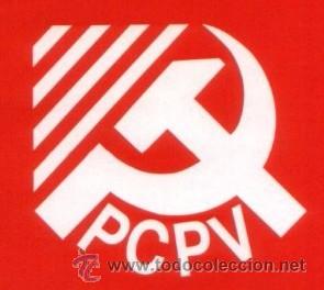 Pegatinas de colecci&oacute;n: pegatina partit comunista del pais valencia.