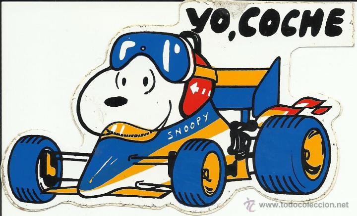 Pegatinas de colecci&oacute;n: Antigua pegatina del Snoopy