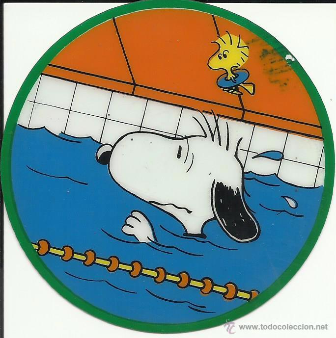 Pegatinas de colecci&oacute;n: Antigua pegatina del Snoopy