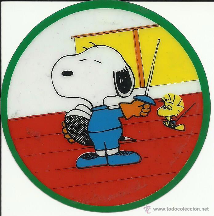 Pegatinas de colecci&oacute;n: Antigua pegatina del Snoopy