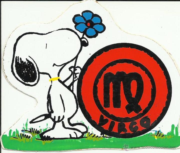 Pegatinas de colecci&oacute;n: Antigua pegatina del Snoopy