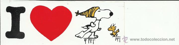 Pegatinas de colecci&oacute;n: Antigua pegatina del Snoopy