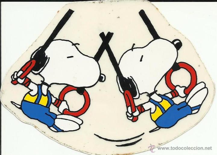 Pegatinas de colecci&oacute;n: Antigua pegatina del Snoopy