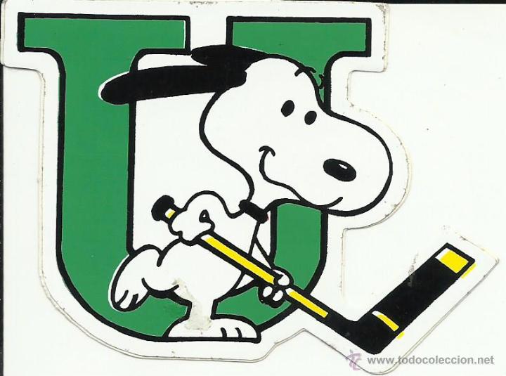 Pegatinas de colecci&oacute;n: Antigua pegatina del Snoopy