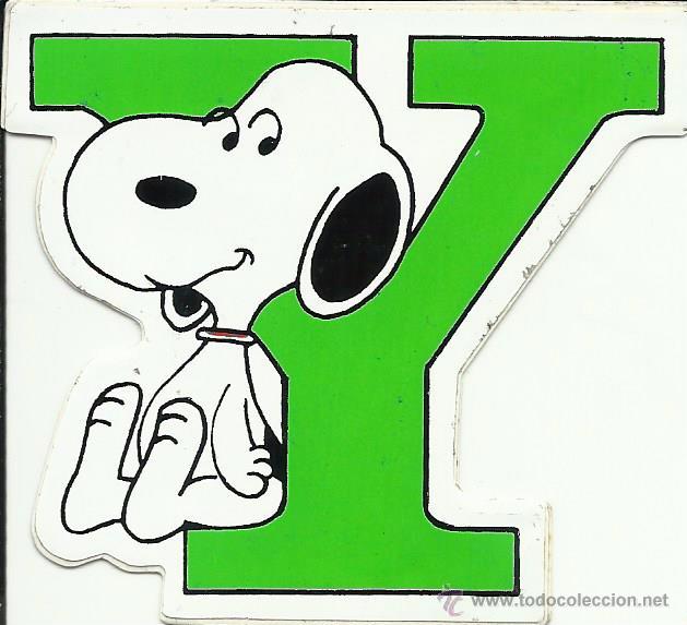 Pegatinas de colecci&oacute;n: Antigua pegatina del Snoopy