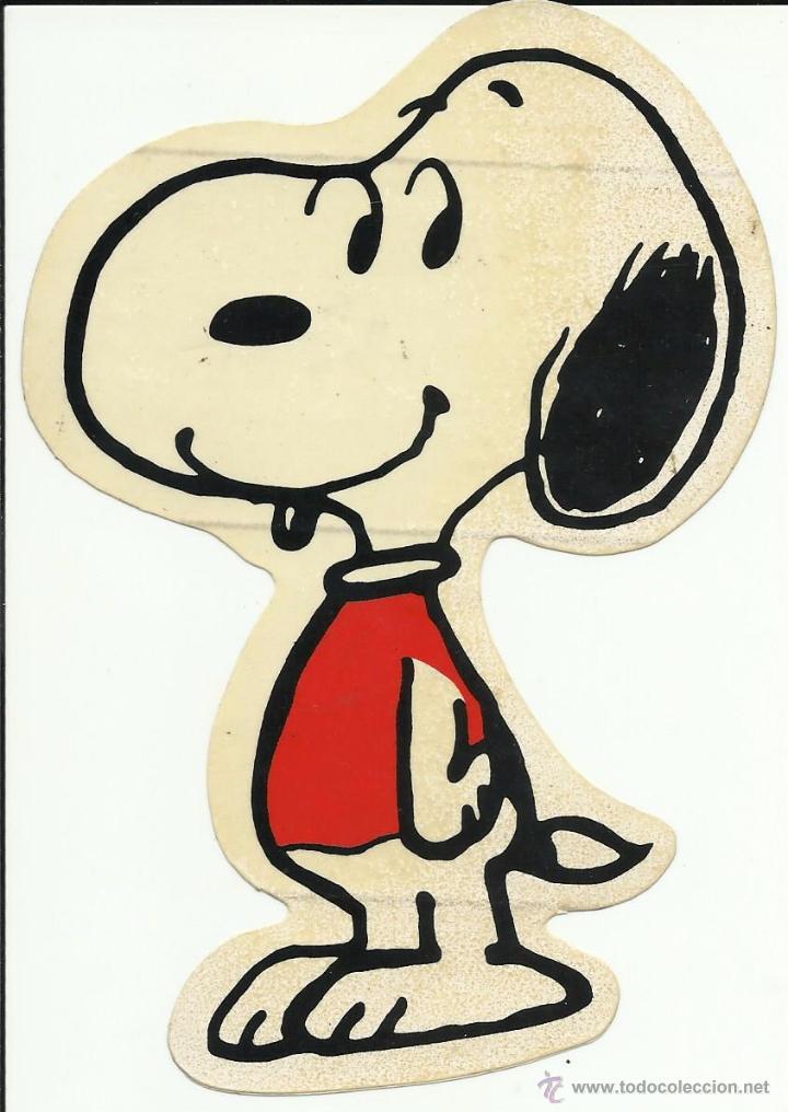 Pegatinas de colecci&oacute;n: Antigua pegatina del Snoopy 15 ctros.