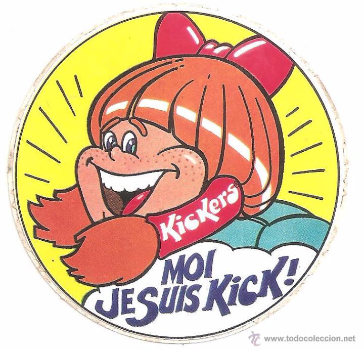 Pegatinas de colecci&oacute;n: PEGATINA KICKERS MODA ZAPATOS A&Ntilde;O 1981