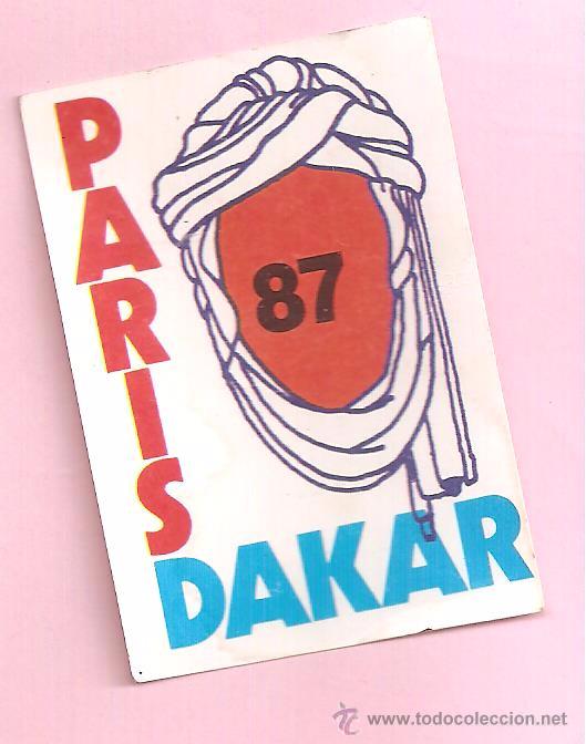 Pegatinas de colecci&oacute;n: pegatina paris dakar 1987 rally