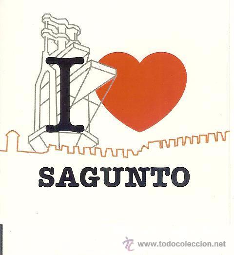 Pegatinas de colecci&oacute;n: PEGATINA - I LOVE SAGUNTO