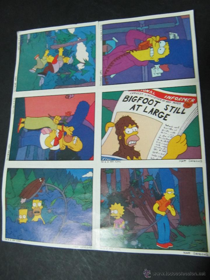Pegatinas de colecci&oacute;n: PEGATINA ADHESIVO PANINI THE SIMPSOMS LOS SIMPSONS