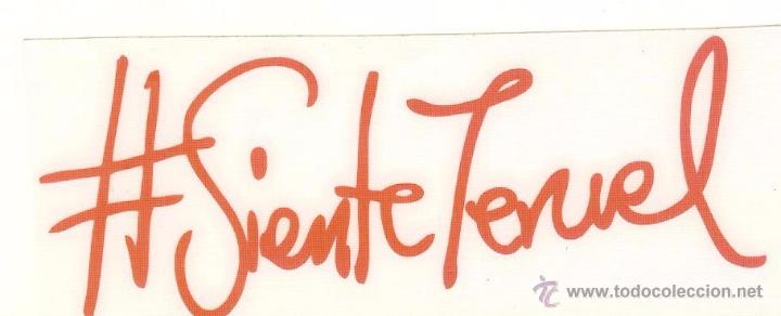 PEGATINA - SIENTE TERUEL