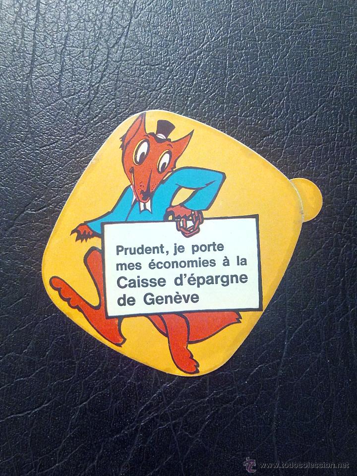 Pegatinas de colecci&oacute;n: PEGATINA CAJA DE AHORROS DE GINEBRA.