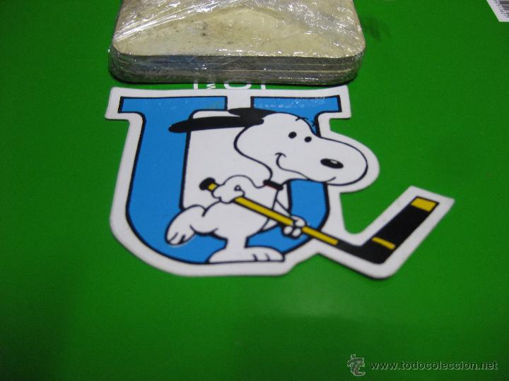 Pegatinas de colecci&oacute;n: Snoopy letra U